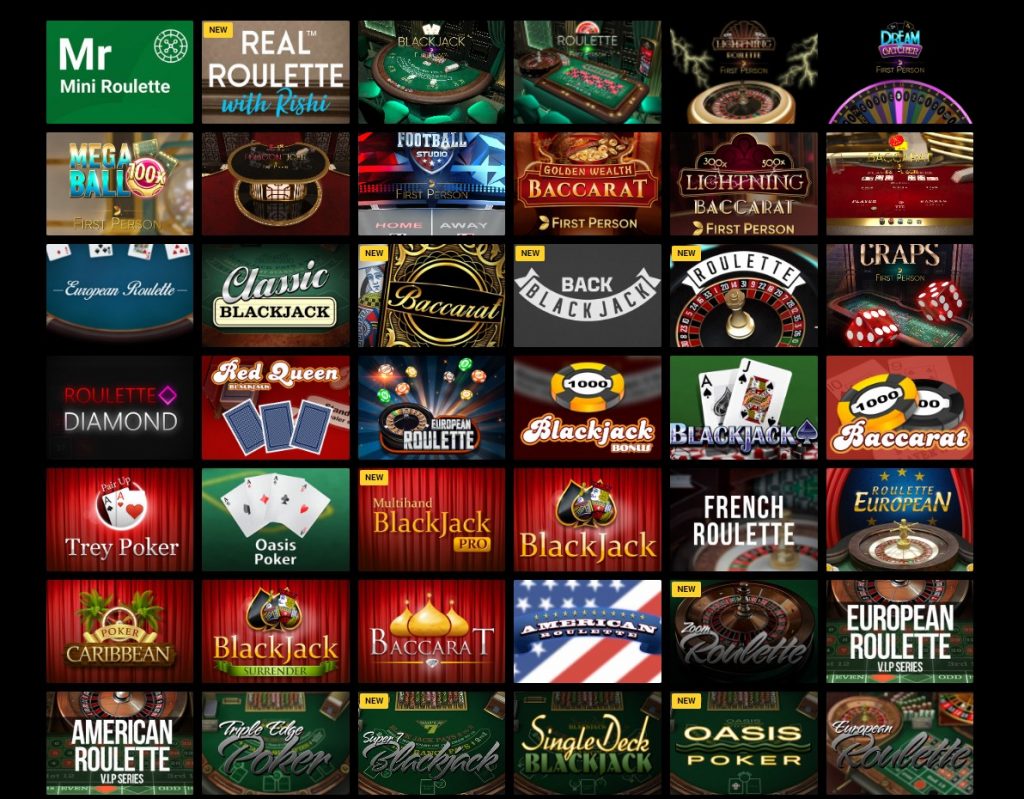 Online games at Zet Casino