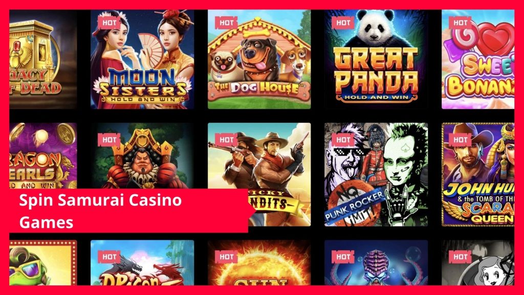 The Variety of Games Available at Spin Samurai 